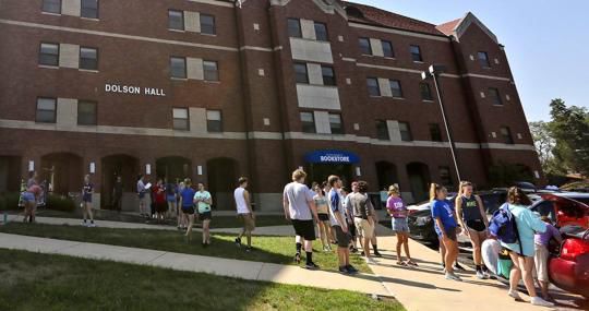 August 19, 2019: They're back: Millikin University campus buzzing with activity as students settle in